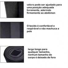 Women's Waist Trainer, Abdominal Control, Waist Shaper With Straps - 黑色 - 查看 9