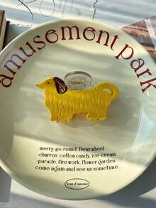 1pc New Cute Dog Acetate Hair Claw Clip, French Animal Hair Clip, Cartoon Adorable Hair Claw Clip For Ponytail, Hair Claw, Kawaii Cat Acetate Hair Clip, Personalized Cute Dog Acetate Hair Claw Clip, New Cute Border Collie Hair Claw, Cartoon Animal Hair Clip, Acetate Dog Hair Claw Clip, Bow Smile Happy Dog Hair Claw Clip, Animal Hair Accessories, Dopamine Delicate Hair Claw Clip, Acetate - Multicolor - View 13