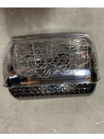 Przenośny przezroczysty pojemnik na żywność/chleb z pokrywką, pyłoszczelny