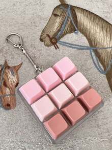 9-Key Mechanical Keyboard Fidget Toy Anti-Stress Decompression Keychain For Girls Boys Finger Press Key Chain - one-size - View 9