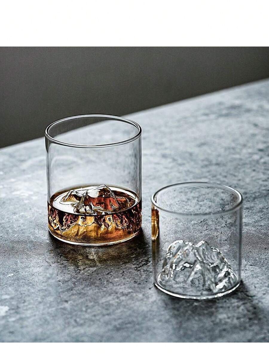 1 buc. Pahare elegante Guanshan din sticlă borosilicată nobilă | Transparente, de înaltă calitate, durabile | Accesorii perfecte pentru băuturi, petreceri, bar, reuniuni de familie, întoarcerea la școală, Ziua Îndrăgostiților, festivalul de primăvară | Rechizite esențiale de studiu și cadou de sărbători atent conceput | Adăugați o ambianță caldă ocaziilor zilnice și speciale, Ziua Îndrăgostiților, decorațiuni pentru nunți, decorațiuni pentru camera de ziua de naștere, decorațiuni de ziua de naștere, accesorii de bucătărie
