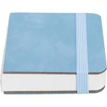 Cuaderno de Bocetos de Acuarela de 30 Hojas, Diario de Acuarela Pequeño Portátil, Cuaderno de Bocetos de Acuarela para Pintura, Dibujo, Medios Mixtos, Acrílico, Papel de Arte - Azul - Ver 1