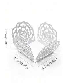 10/20个装糖果巧克力蕾丝纸包装盒，优雅甜点杯，母亲节包装盒，糖果盒，巧克力包装盒，派对礼品，生日装饰，婚礼装饰，派对用品，周年纪念，烘焙工具，家居厨房配件，送给妈妈的礼物 - 彩色 - 查看 3