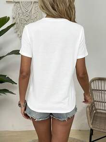 Uicideboys Personalized Printed Short-Sleeved T-Shirt (2) - White - View 2