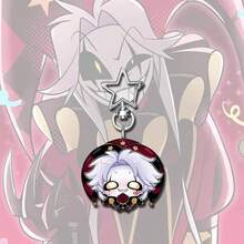 6cm 1pc Acrylic Keychain Bizarre Circus Clown, Cute Character Anime Clown Pendant, Bag Accessory, Creative Gift, Protective Film On Both Sides - Multicolor - View 2
