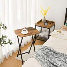 Outdoor Coffee Tables - Brown Black - View 8