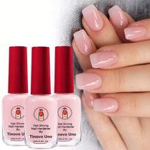 Tinovo Uno Powerful Nail Hardener, An Alcohol-Free Keratin Formula That Dries Naturally, Providing Long-Lasting Protection Against Breakage And Chipping, Suitable For Soft And Thin Nails, Natural Pink Nail Polish, Smooth Application, An Essential For Nail Care, Nail Polish, Stylish Bottle Design - Pink - View 10
