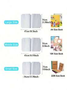 10pcs Pre-Cut Self-Adhesive Book Cover Film, Transparent Matte Waterproof Book Cover, Dust-Proof Book Jacket, Back To School Supplies, Random Pattern, Suitable For School Items, Back To School Season - Clear - View 10