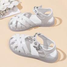 Children's Sandals, Girls' Princess Shoes, 2026 Summer New Style, Stylish Soft Soled Anti Slip Roman Shoes For Little Girls Sandals - White - View 3