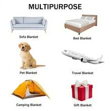 P-Plim Cute Blanket Comfortable Skin Friendly Soft Sofa Living Room Bed Bedroom Blanket Suitable For Travel And Gifts - Shape - View 7