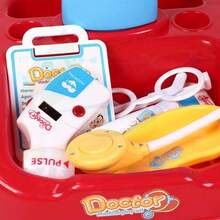 JCH-BREEZEE Set Carrito Medico de Juguete para Niños y Niñas Incluye Kit de Accesorios Muy Completo Ideal para Juegos de rol y Educativos Accesorios Interactivos Juguetes para Niñas y Niños Doctor - como en la foto - Ver 6