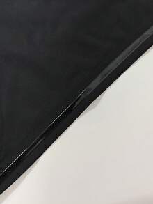 Plus Size Soft Support Wireless Bra, Seamless Lace Patchwork Bra For Women - Black - View 4