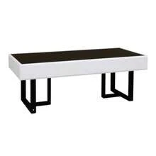 Modern, Minimalist Coffee Table And TV Furniture Combination, Storage Furniture Set In Black And White Stripes, Luxurious Living Room Furniture