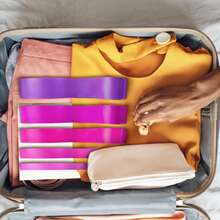 Pink Women's Pull-Up Assist Band, Heavy Duty Resistance Band For Yoga Fitness Stretching Exercise, Lightweight Body Stretching Assist - Multicolor - View 7