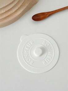 可重复使用的硅胶防尘杯盖，可爱吸盘密封杯套，防漏茶/咖啡杯配件