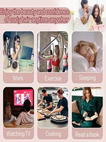 20/15/10/5pcs Set Sponge Hair Rollers, Soft Curling Rods, Polka Dot Pattern, No Heat Required, Elastic & Flexible, Create Natural Curls, Waves & Volume, Suitable For Day & Night Use - Multicolor - View 9