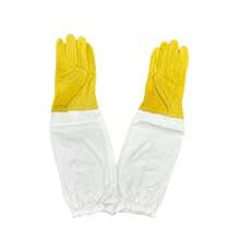 1 Pair Professional Beekeeping Gloves, Canvas & Sheepskin Anti-Sting Anti-Bee Protective Gloves, Beekeeping Gloves, Gift For Men