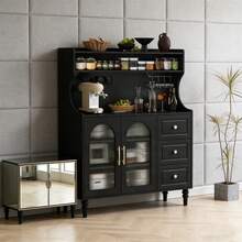 Buffets & Sideboards - Black + MDF-1 - View 1
