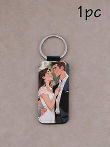 LICVIC Custom Photo Keychain, Personalized Cute Keychain, Custom Keychain, Customized Picture Keychain Memory Keepsake, Customizable Bag Charm Gift, Funny Key Chain, Valentine'S Day Gifts, Creative Photo Gift, Birthday Gift Idea, Lovers, Husband, Wife - Style B - View 10