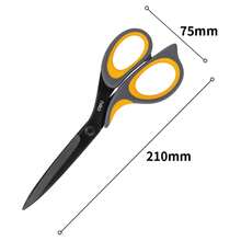 6027 77757 tijeras grandes de acero inoxidable tijeras de mano multifuncionales para el hogar para oficina tijeras de sastre 6J3I - 210 mm - Ver 10