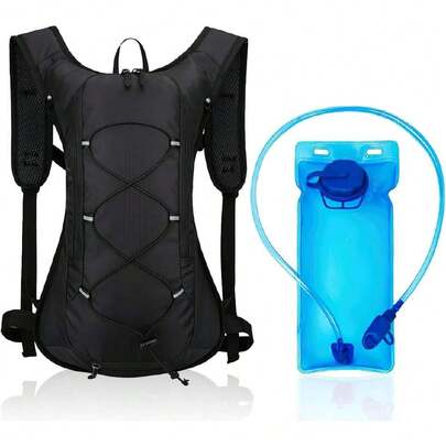 Mochila de Hidratación Deportiva de 2L/3L Impermeable, Ligero Resistente y Ajustable,Mochila de Hidratación para Ciclismo, Mochila Tactica de Hidratacion, Resistente para Ciclismo, Correr, Esquí,38339539