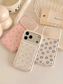 1个极简蝴蝶结花朵手机壳，兼容 17/17 Air/17 Pro/17 Pro Max、16/16 Plus/16 Pro/16 Pro Max、15/15 Plus/15 Pro/15 Pro Max、14/14 Plus/14 Pro/14 Pro Max、13/13 Pro/13 Pro Max、12/12 Pro/12 Pro Max、11/11 Pro Max，时尚加厚全包保护套 - 彩色 - 查看 2