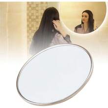 30X Magnifying Mirror With 3 Suction Cups For Makeup Stick On Shower And Travel Mirror Gold - As Pic - View 1