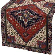 1 chiếc khăn trải bàn phong cách Bohemian, họa tiết in hoa văn cổ điển kiểu nhà nông thôn, thích hợp cho bàn cà phê, bàn ăn, phòng ngủ, tiệc tùng và trang trí ngày lễ. - Nhiều màu 8 - Xem 10