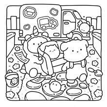 40页 - 200克纸，可爱DIY涂色书，风格治愈，包含DIY指导元素，黑白配色方案，包含凳子细节、休闲涂鸦和涂色，适合作为送给女孩的礼物，情人节或新年礼物。 - DIY舒適家居 - 查看 9