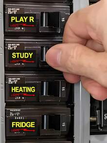 129/41件套，配电箱面板标签、断路器目录标签、醒目识别标签贴纸和防水保险丝盒贴纸。办公用品、家居及日常必需品。方便实用。