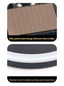 Lámpara con ventosa con forma de corazón alimentada por energía solar, iluminación creativa y colorida de novedad para coche, pared, jardín, patio, exterior, decoración de fiesta, luz de ambiente alimentada por energía solar - Lámpara solar en forma de corazón - Ver 8