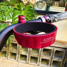 AOFDA 通用大直径自行车杯架，可折叠自行车水壶架，滑板/山地自行车咖啡杯架配件 - 彩色 - 查看 2