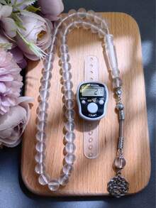 二合一斋月念珠+电子计数戒指，斋月和开斋节礼物，每日祈祷计数器，便携式 - 彩色 - 查看 7