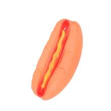 1个宠物发声玩具，逼真食物造型，包含甜甜圈/冰淇淋/冰棒/热狗，纹理表面有助于清洁牙齿并缓解出牙不适，内置哨声发声器，适合中小型犬独自玩耍、捡球游戏、户外活动和互动。 - 彩色 - 查看 6
