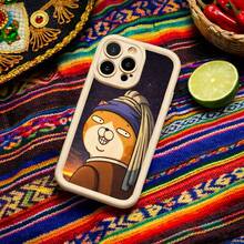 Funda para iPhone perro divertido estilo arte clásico reinterpretado, diseño gracioso y expresivo, carcasa original y llamativa, regalo creativo para amantes de los perros y el humor, ideal para sorprender con algo diferente | iPhone11/12/13/14/15/16/17 Plus/Pro/Pro Max - Beis - Ver 1