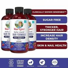 Mary Ruth's Daily Liquid Hair Formula: Sugar-Free, Vegan Hair Support For Thicker, Healthier Hair - Số lượng - Xem 9