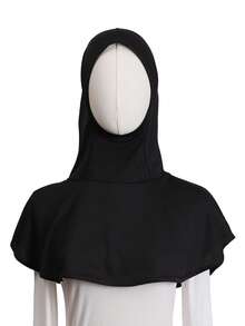 1pc Convenient Pullover Muslim Hijab Inner Cap With Collar - Multicolor - View 5