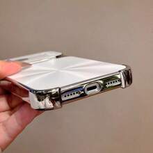 Ốp điện thoại Apple màu hồng viền bạc mạ điện, tương thích với iPhone 17 Pro Max/17 Pro/17/16/16 Pro Max/16 Pro/15/15 Pro Max/15 Pro/14 Pro Max/14 Pro/14, vỏ cứng dày bảo vệ toàn diện. - Phiên bản nâng cấp màu trắng - Vỏ cứng dày hơn ở bốn góc. - Xem 7