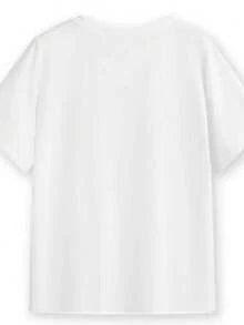 Sade Tribute Soul Music Inspired Elegant Style Casual Soft Short Sleeve Pure Cotton 220gsm T - Shirt - 白色 - 查看 2