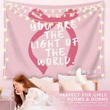 1pc Customizable Tapestry, Can Add Photos And Text, Suitable For Birthday, Wedding, Halloween, Christmas, Party, Father's/Mother's Day, Home Decor, Bedroom Decor, Christmas Decor, Custom Tapestry, Custom Flag, Room Decor, Tapestry, Anniversary, Mother's Day, Birthday, Valentine's Day, Graduation, Father's Day, Wedding, Housewarming - Multicolor - View 7