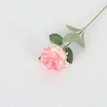 人造装饰花，婚礼新娘捧花，仿天鹅绒珍珠玫瑰花，家居酒店婚礼情人节玫瑰墙饰，丝绸仿真花