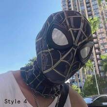 Marvel 1个漫威蜘蛛侠头盔，迈尔斯·莫拉莱斯蜘蛛侠趣味面具，格温·史黛西蜘蛛格温面具，超级英雄冒险，适合角色扮演，节日装饰 - 彩色 - 查看 19