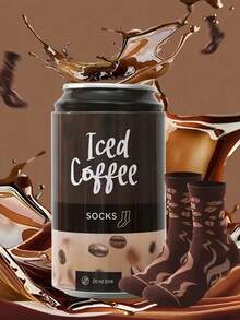 1 Pair Men's Mid-Calf Socks With Asymmetric Dolphin Pattern, Fashionable Creative High-Quality Socks, Moisture-Wicking, Breathable, Suitable For Casual, Sports, Street Style, Daily Wear In Spring/Autumn - Multicolor - View 43