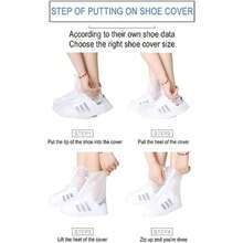 CYPN2 Pares Cubre Zapatos Impermeable Cubiertas para Zapatos Antideslizante Plegabl de Reutilizable Barro Ducha de Lluvia Contramedida de Lluvia Aplicable a Hombres 41-44Fashion - 219767217 - Ver 6