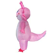 Axolotl Luxury Halloween Inflatable Costume, Pink Standing And Riding Salamander Inflatable Set, Adult Men's And Women's Role-Playing Party Costume - Multicolor - View 6