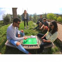 PLAKKS.| Juego de Mesa de fútbol| De 3 a 99 años| De 2 a 4 Jugadores| para niños y Adultos| Juego de Madera| Juegos educativos y de Habilidades| para Toda la Familia| Futbolín - 1 - Ver 3