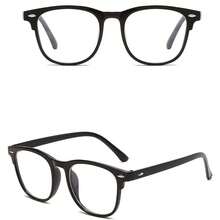 زوج من النظارات الشمسية ذات الإطار المربع والدائري المزين بالزنبرك، عدسات شفافة، مناسبة للجنسين، مناسبة للارتداء اليومي، موسم العودة إلى المدرسة