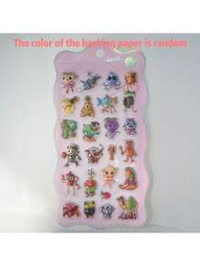 山海景系列可爱卡通贴纸，剪贴簿水钻贴纸，水杯贴纸 - 彩色 - 查看 10