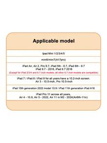 1 pezzo Custodia protettiva per tablet 9.7"/iPad 10th-2022/10.9" con casa da forno a forma di orso carino, rotazione a 360°, cover morbida in silicone per iPad Mini6 Mini7, Air 3, custodia protettiva con cartone animato di orso da forno - Multicolore - Visualizzare 11