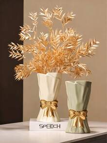 这款多功能波西米亚风格蝴蝶结花瓶是家居装饰的理想之选，非常适合摆放在架子、桌子或客厅中。 - 彩色 - 查看 3